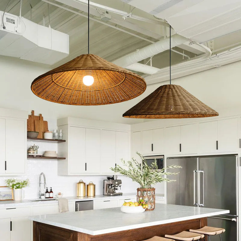 EverBamboo LED Pendant Light for Scandinavian Ceiling Decor
