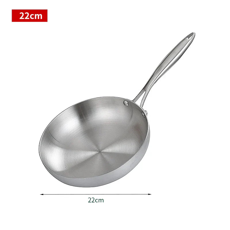 Astraea 28cm 304 nerezová nepřilnavá pánev na smažení vhodná pro indukci