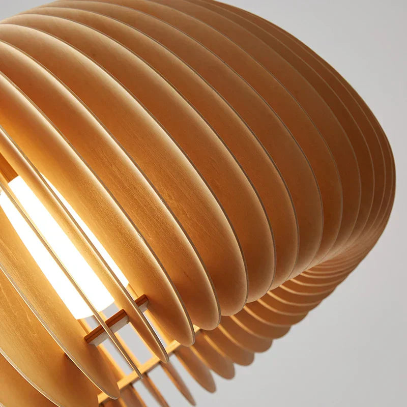 Lampada a Sospensione Zucca Rustica LumenOak con Altezza Regolabile Ideale per Sale da Pranzo
