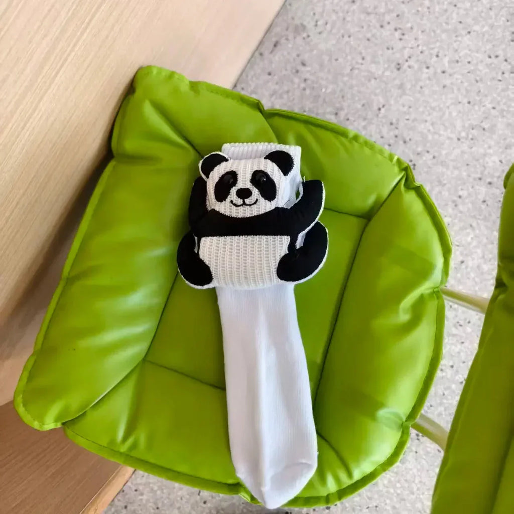 SnugNest Cozy House Socks With Cute 3D Animal Accent And Non-Slip Sole