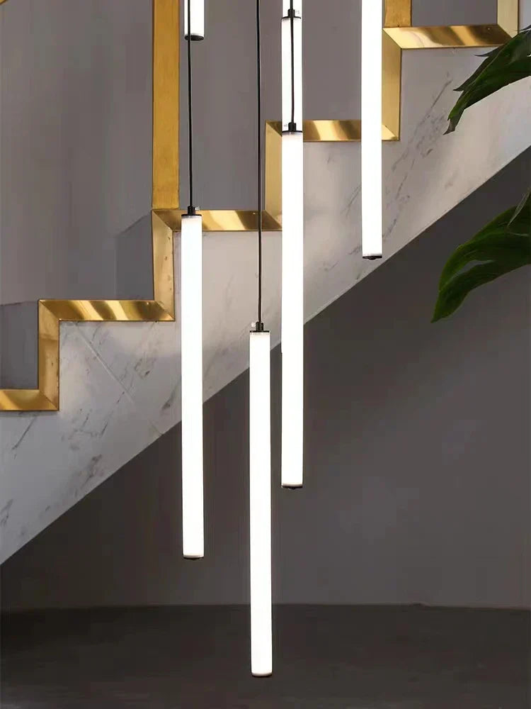 Lyra Staircase LED Chandelier for Modern Homes and Spaces
