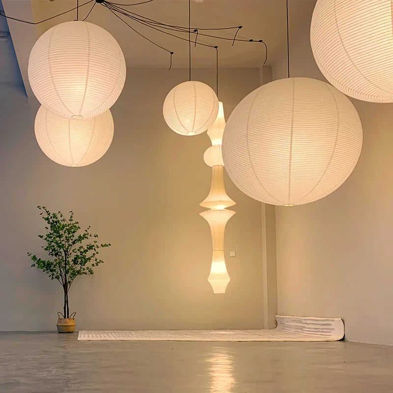 Astra Parisian Paper Balloon Pendant Lights With Cozy Glow