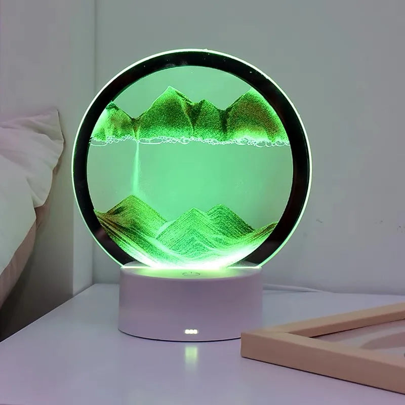 NovaSculpt Lâmpada de Areia Luz Relaxante Arte para Descompressão