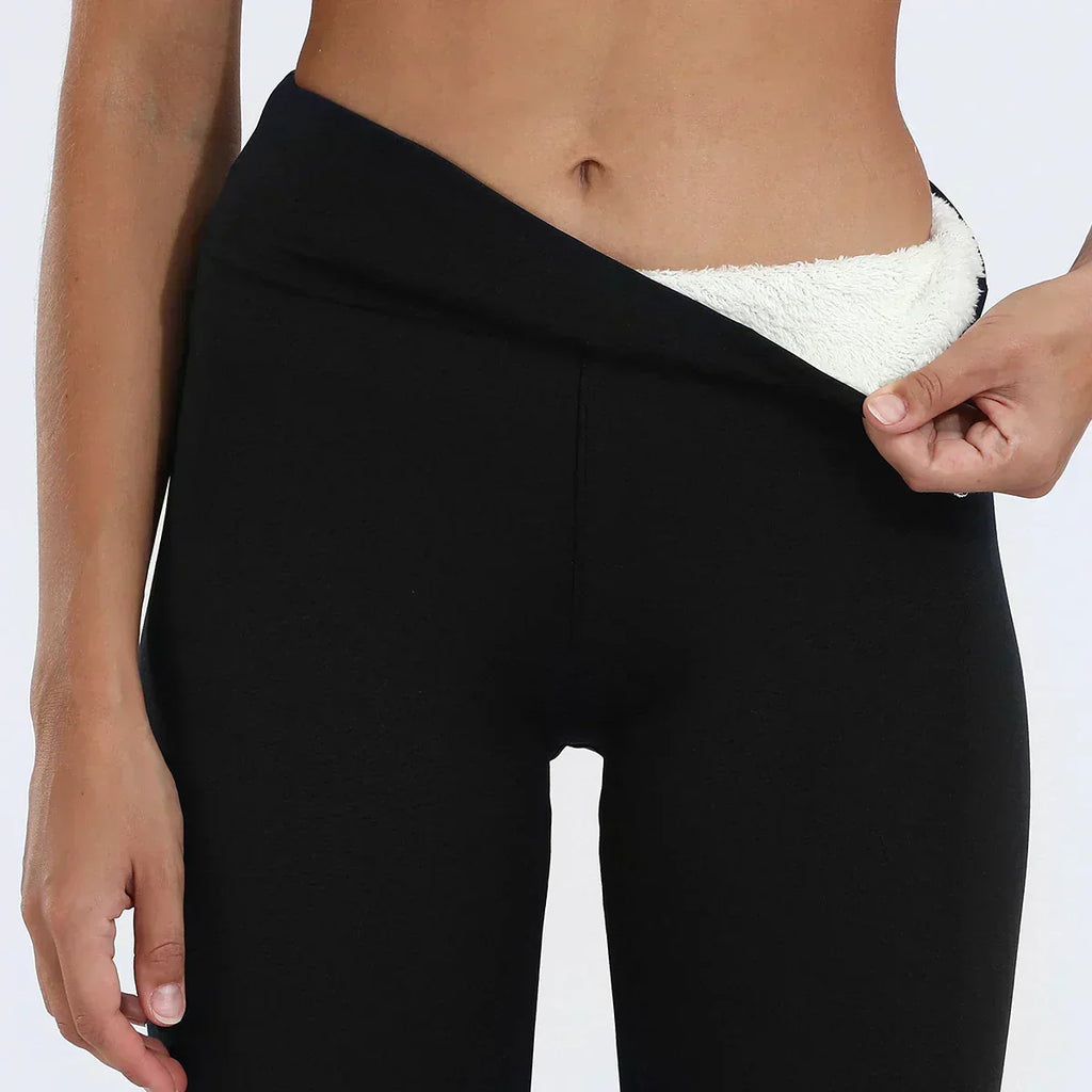 Leggings Aurora ultra-chauds doublés en polaire pour un confort hivernal M-4XL