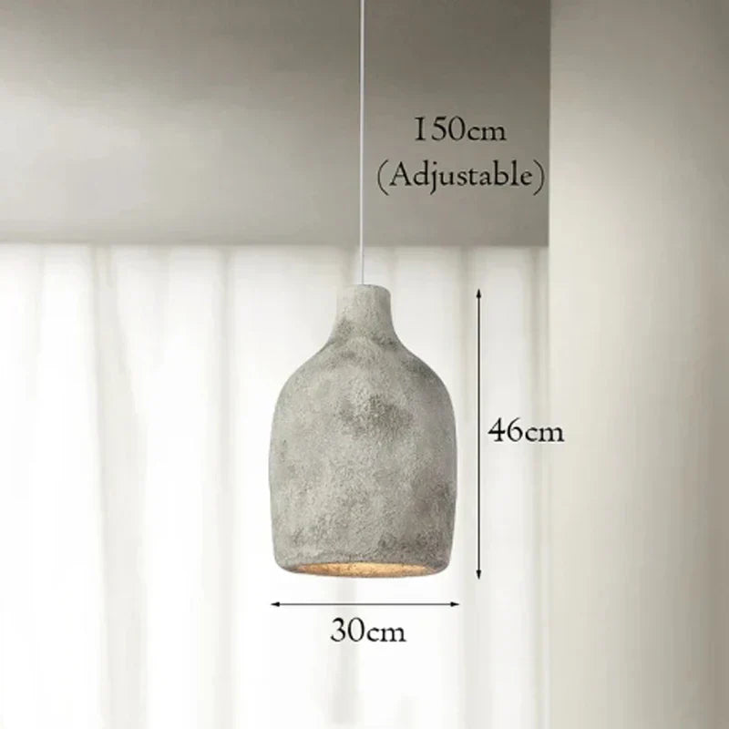 Aurek Wabi-Sabi cementpendel med justerbar ledning til hjemmet