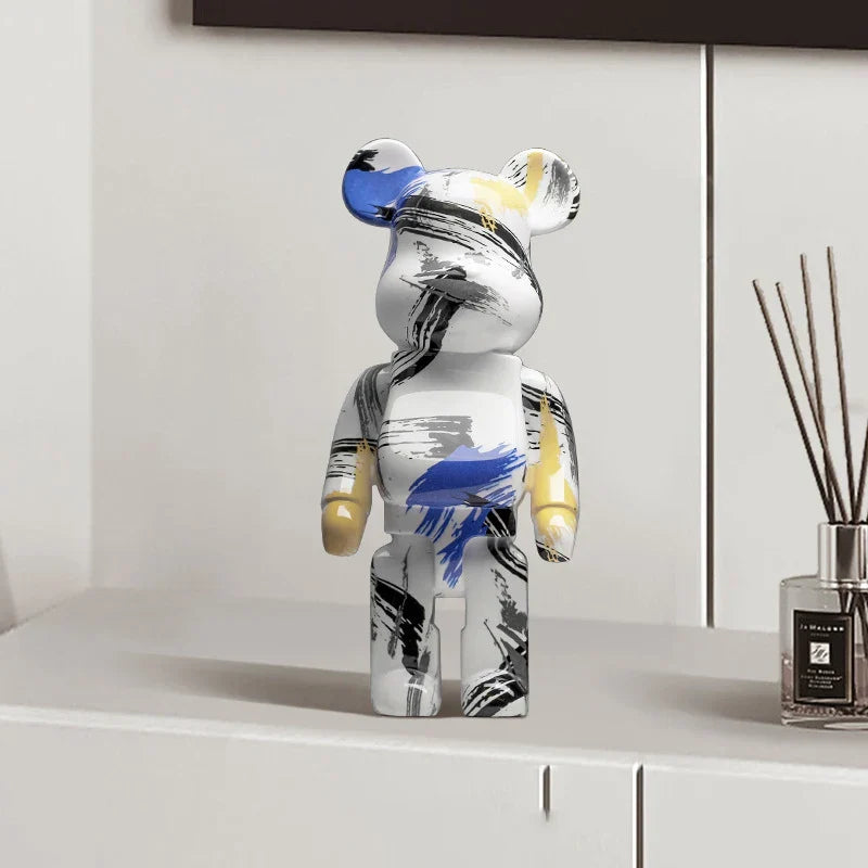 CityCub Graffiti Bärenfigur mit Ablageplatte Dekor