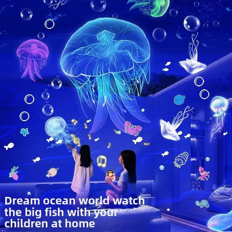 LumaNova Nightlight Projector With 12 Magical Designs and Soothing Sound