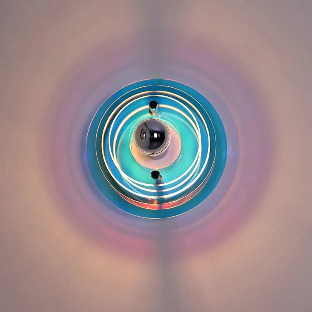 Asterra Vintage Bauhaus LED nástěnná lampa vícebarevná
