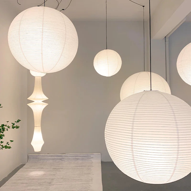 Astra Parisian Paper Balloon Pendant Lights With Cozy Glow