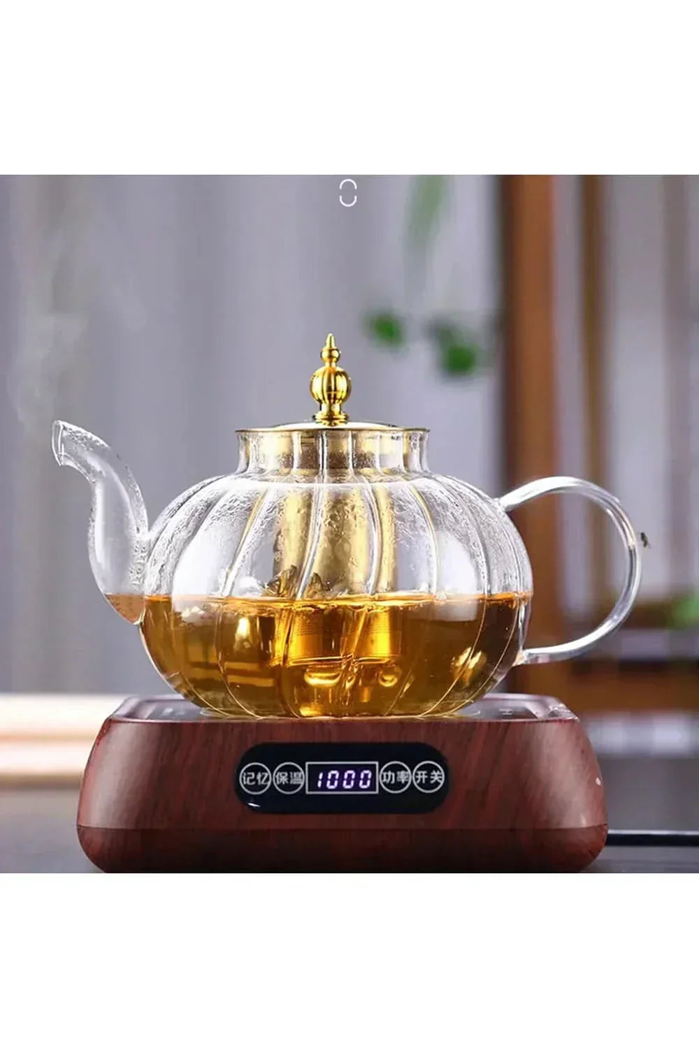 Glass Teapot With Infuser And Lid For Loose Leaf Tea