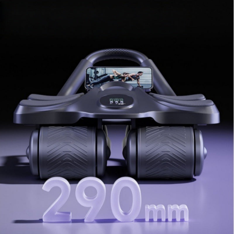 AeroFlex Four-Wheel Automatic Rebound Ab Trainer For Home Fitness
