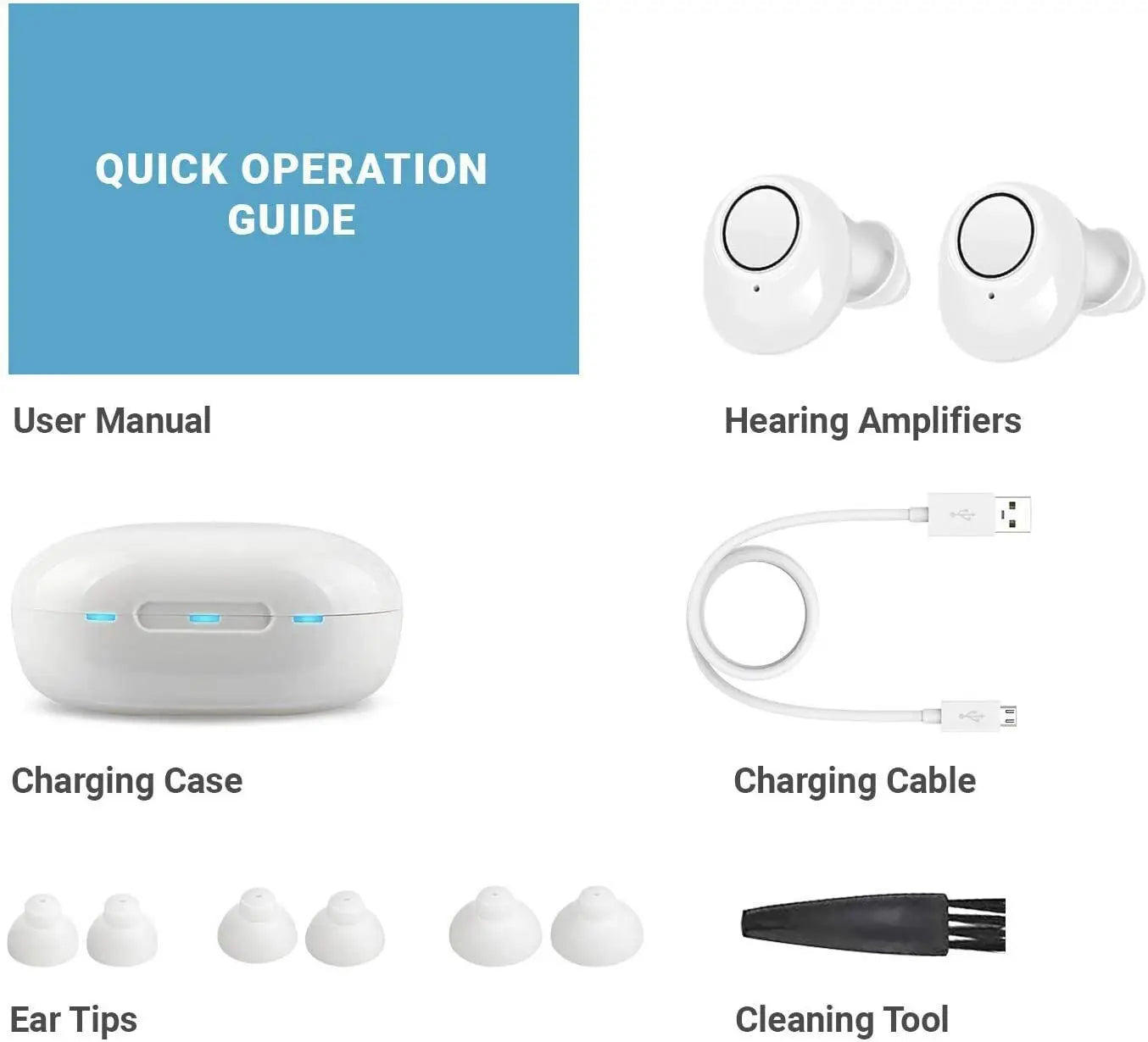 Smart Hearing Aid With Bluetooth App Control And Multi-Mode Sound
