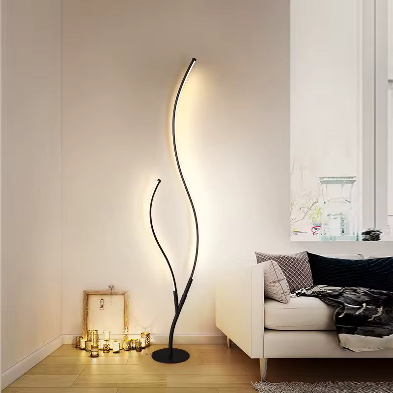 Aeron Tree Style LED Floor Lamp With RGB And Remote