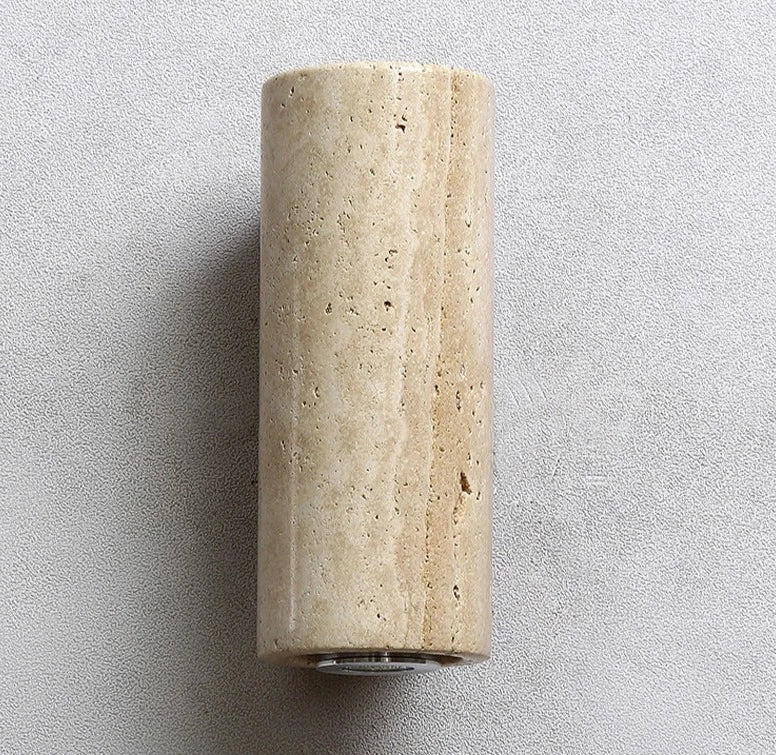 EmberStone Travertine LED Wall Light for Living Rooms
