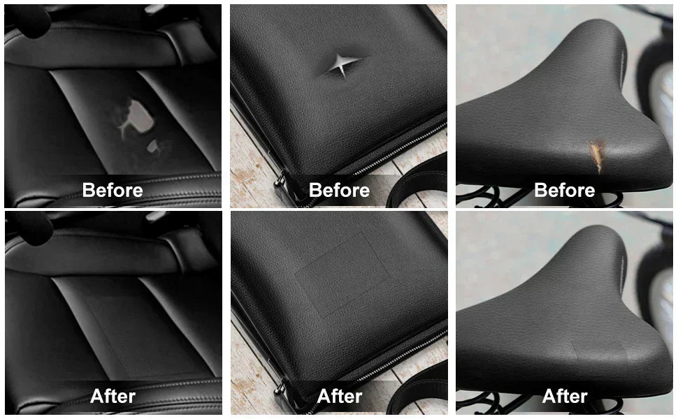 Leather Repair Patch for Furniture and Accessories Self-Adhesive PU Material