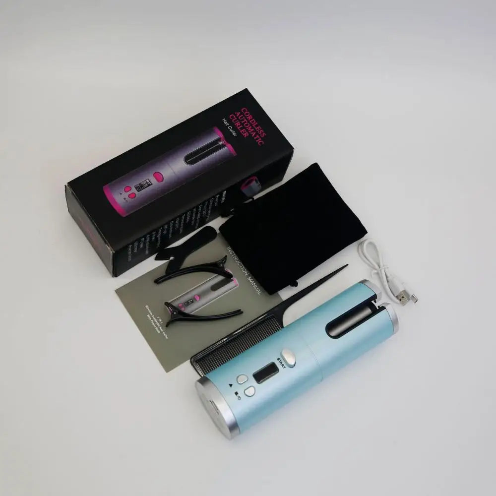 اتو فر کننده مو بی‌سیم AutoCurl Pro با نمایشگر LED