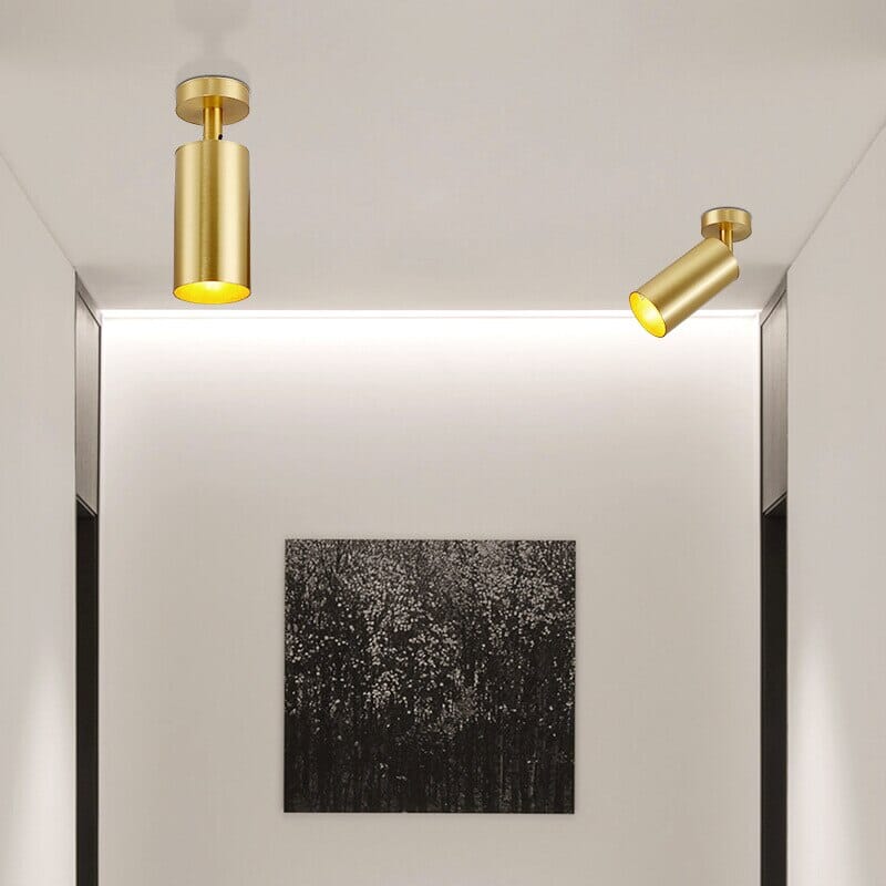 Lámpara de techo con foco LED ajustable LumaraFlex con cabezales giratorios