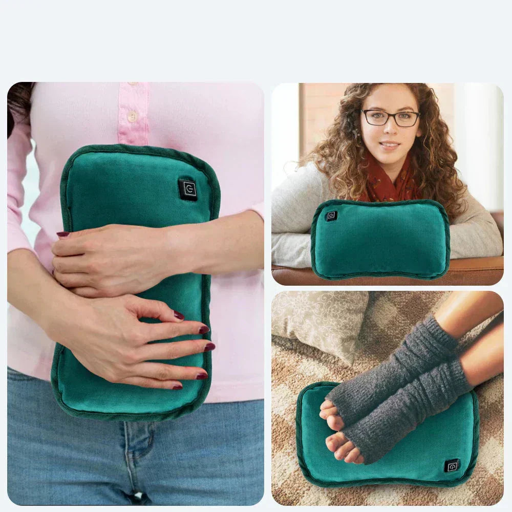 Rychle zahřívající přenosný tepelný polštářek 30x20 cm pro zahřátí rukou a těla