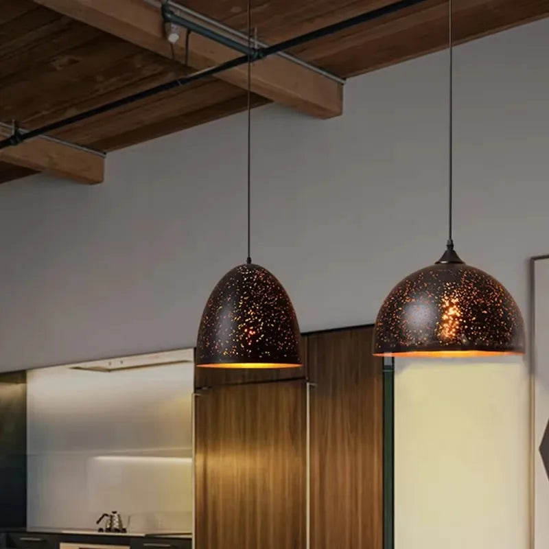 Závěsná lampa Avelon Studio Vintage Iron pro skandinávský loft