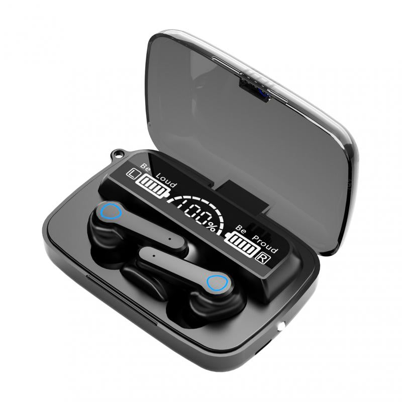 Auricolare Bluetooth NovaPulse con Controlli Touch e Display LED di Alimentazione