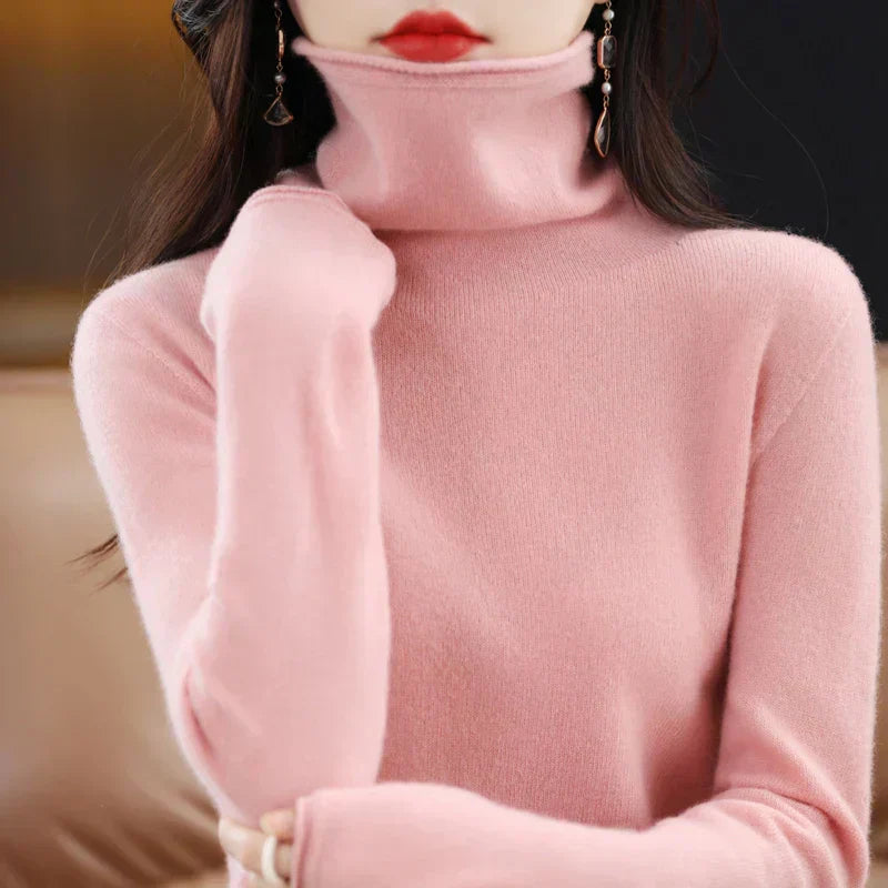 ژاکت یقه اسکی پشمی مرینو فوق‌العاده نرم لیرا استرالیا برای زنان