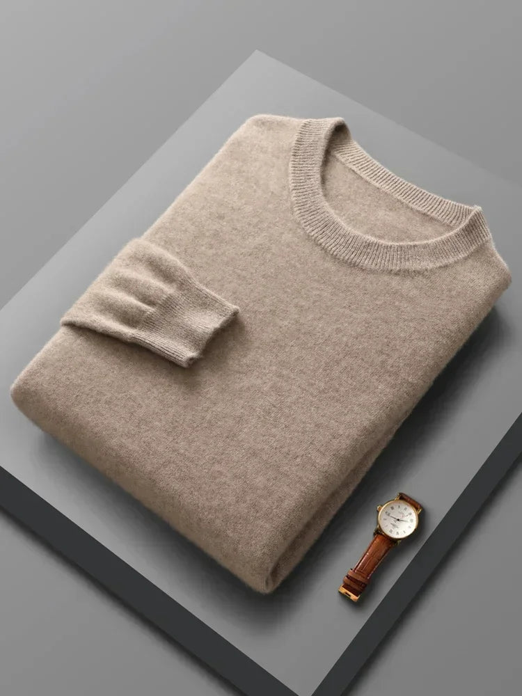 Aurelia Knit Autumn 100% Extrafine Merino Wool Pullover Sweater