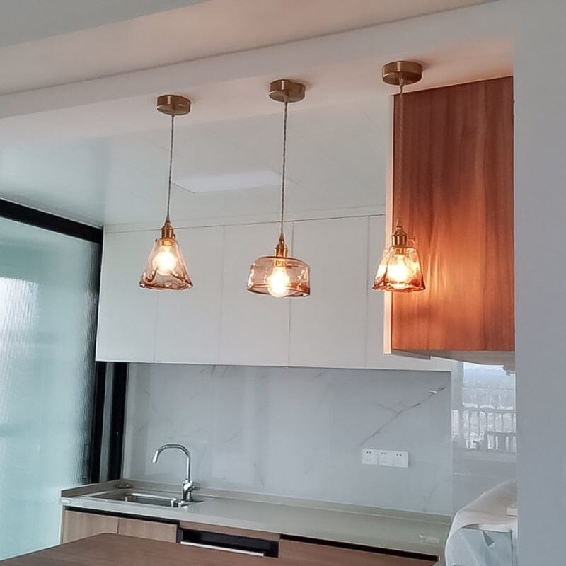 AstraGlow Moderní skleněné stropní svítidlo do kuchyně a koupelny