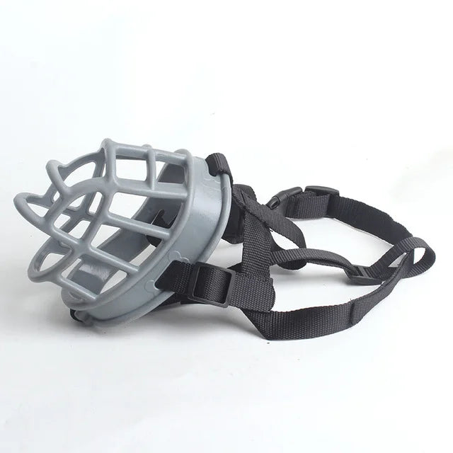 Adjustable Silicone Dog Muzzle For Anti Bite Training And Barking Control