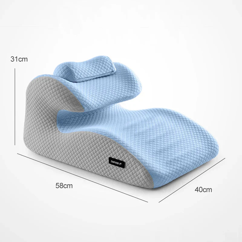 Polštář AlignEase z ergonomické paměťové pěny pro podporu držení těla a úlevu od chrápání