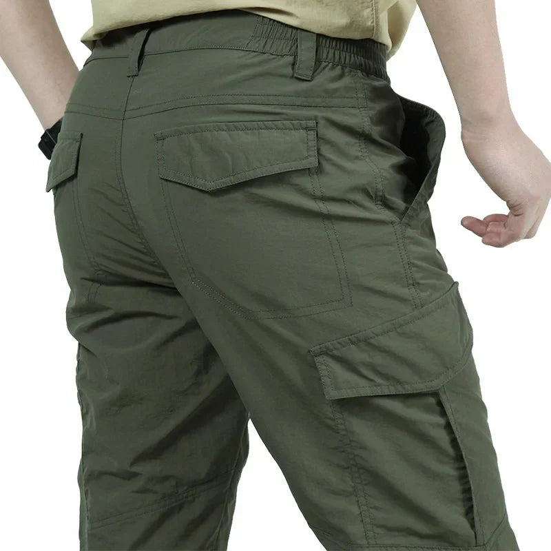 Atlas Summer Tactical Cargo Pants With Lightweight Waterproof Multi Pocket Outdoor