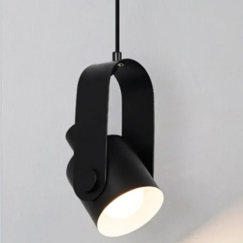 Lampada a sospensione con faretto regolabile Asteri Nordic con base E27