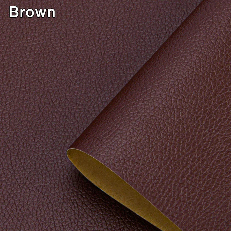 Leather Repair Patch for Furniture and Accessories Self-Adhesive PU Material