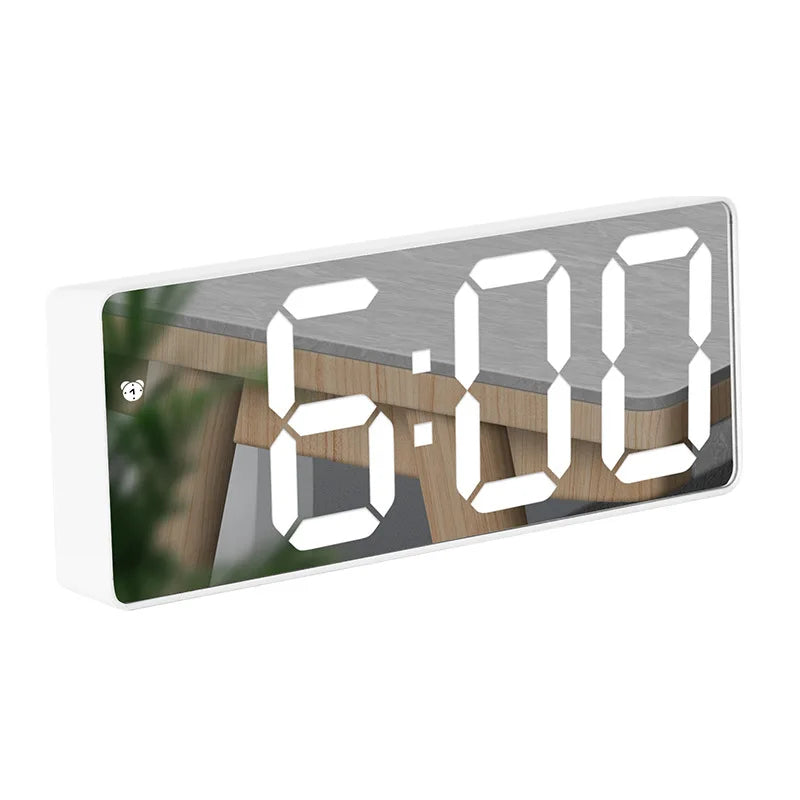 LumiMirror | Electronic Mirror Alarm Clock With LED Display