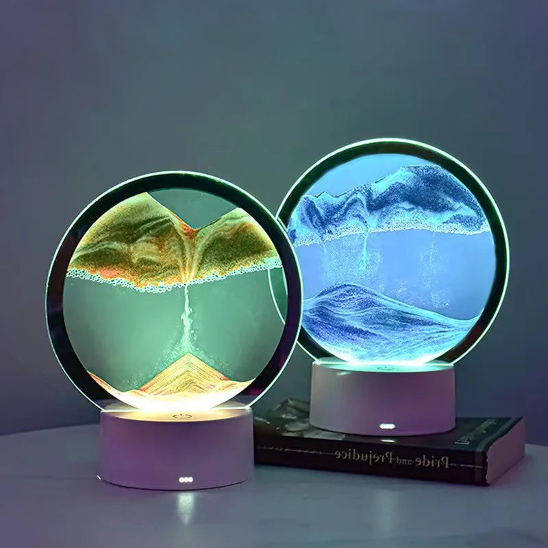 NovaSculpt Lâmpada de Areia Luz Relaxante Arte para Descompressão