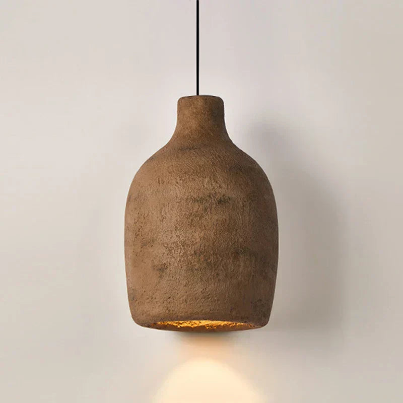 Lampada a sospensione Korein Wabi con cavo regolabile per un bagliore accogliente e strutturato