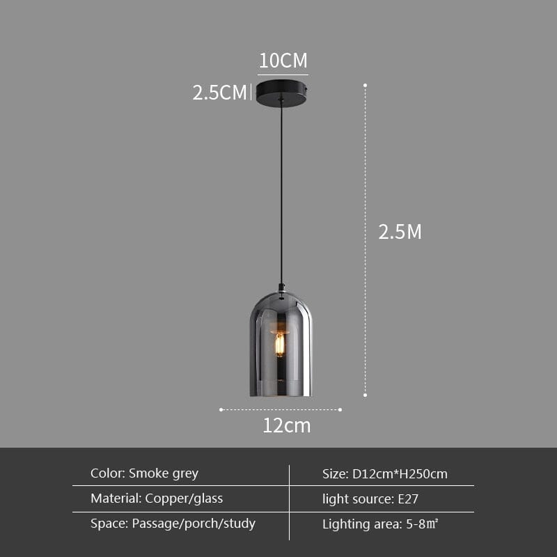 Astrae Nordic Glass Pendant Lights For Modern Kitchens