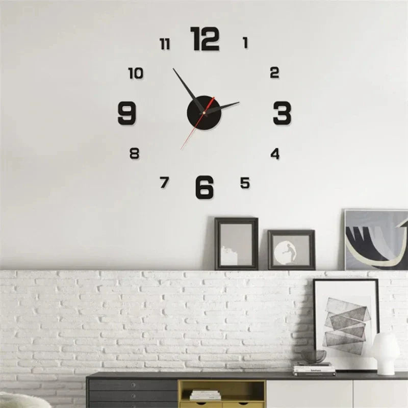 LumaNova DIY svítící 3D nástěnné hodiny s moderním bezrámovým designem