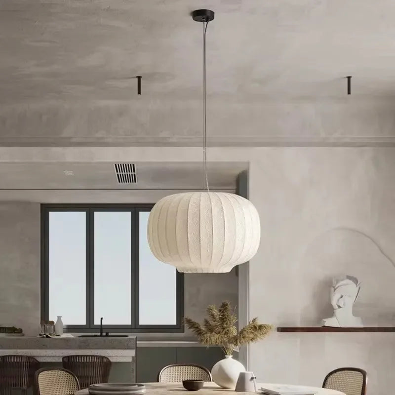 Kirrea | Dansk silke Tatami loftslampe, trappetrinsformet