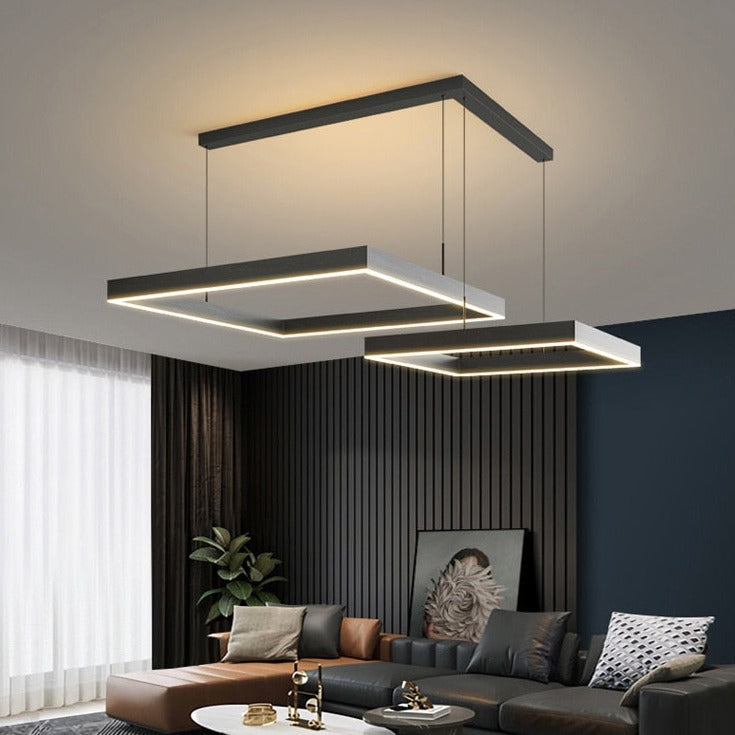 لوستر LED اورلیا اسکوئر برای اتاق نشیمن و ورودی