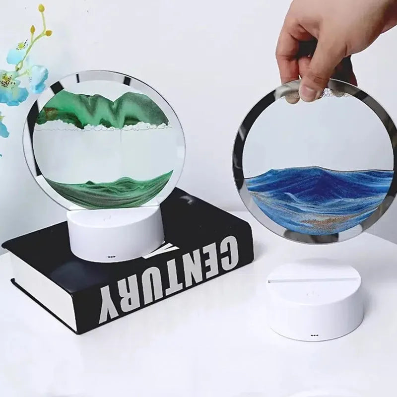 NovaSculpt Lâmpada de Areia Luz Relaxante Arte para Descompressão