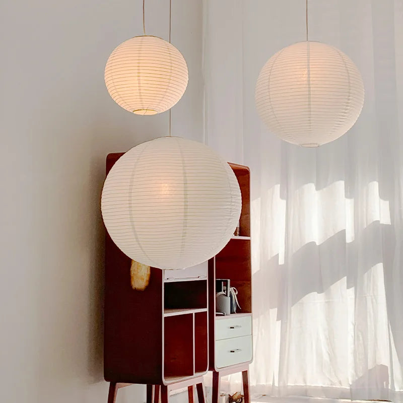 Astra Parisian Paper Balloon Pendant Lights With Cozy Glow