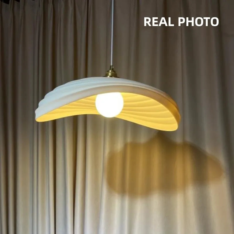 Kairoa ekologické LED závěsné svítidlo z pryskyřice inspirované rozsivkami s nastavitelnou výškou