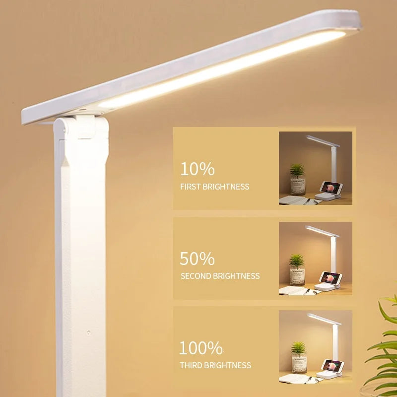 LumaFocus USB Touch Desk Lamp for Focused Reading and Study