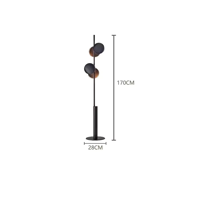 Arlo Nordic Black Floor Lamp | Up & Down LED Lighting