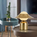 چراغ رومیزی LED لونا را گلد با نور محیطی گرم برای کمدها و میزها
