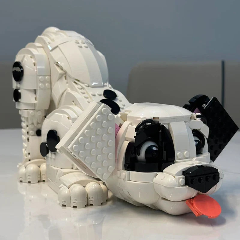 PawPrint Sevimli Yavru Köpek Yapı Taşı Modeli ile Kendin Yap Oda Dekoru Oluşturur