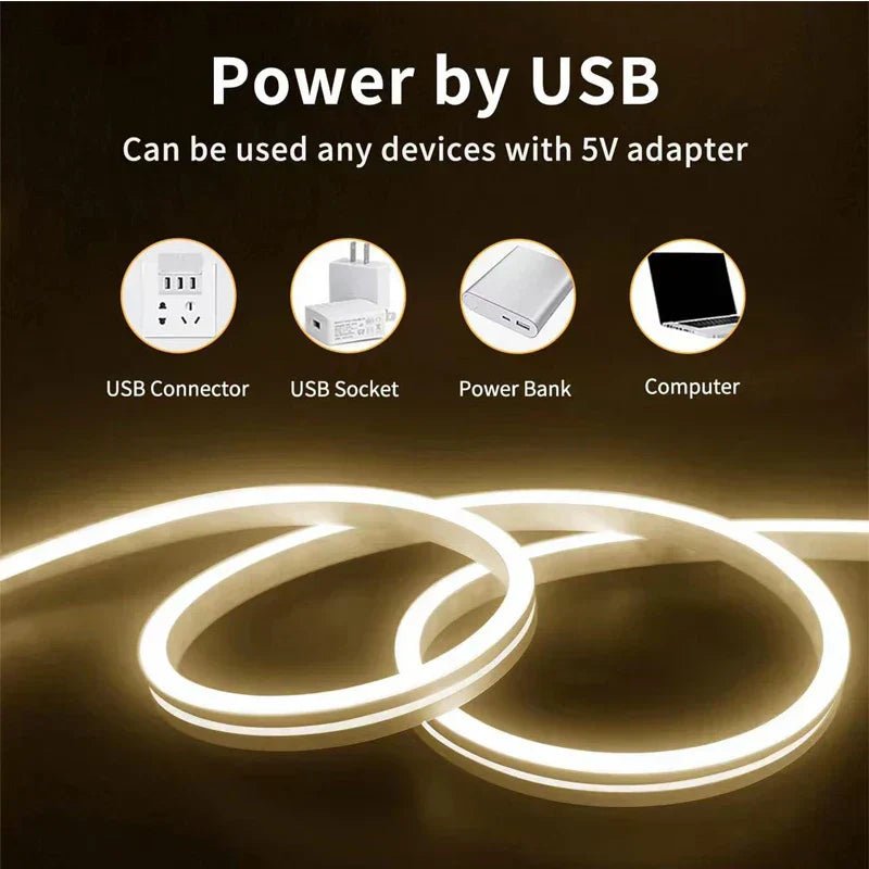 LumaFlex USB Taśma Świetlna Dotykowa z Klejem - Lampa LED