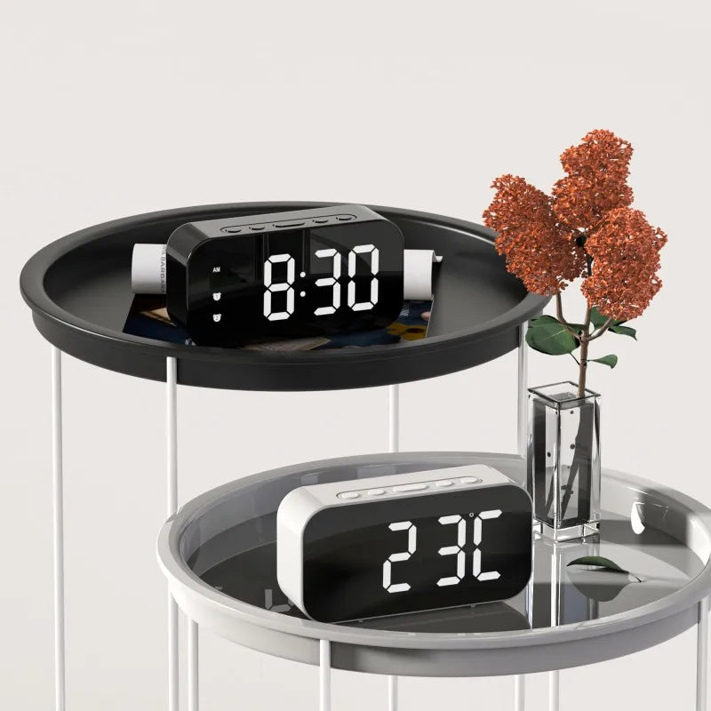 ساعت LED نوواپالس با نمایش دما و دو زنگ هشدار