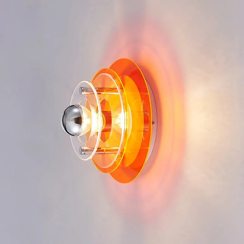 Asterra Vintage Bauhaus LED nástěnná lampa vícebarevná