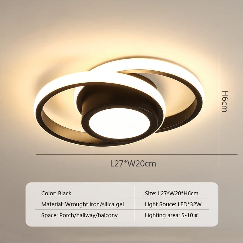 LyraNova Kid Friendly Wall Lamps With Remote And Tricolor Shades